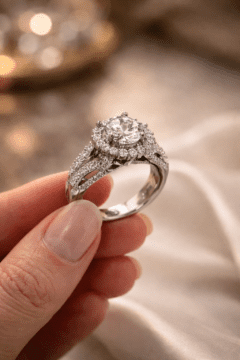 Women creating handcrafted jewellery together in a sophisticated and intimate atelier setting